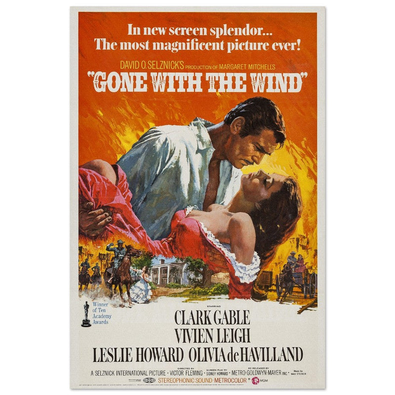 Gone With The Wind movie poster.