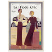 La Mode Chic old vintage fashion magazine cover from the 30s. July 1933.