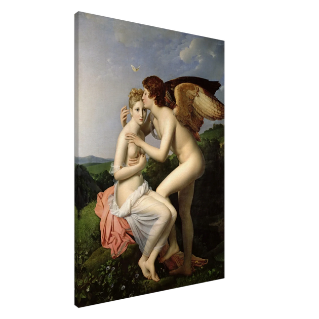 Psyche and Cupid, also known as Psyche receiving Cupid's first kiss by Francois Gerard 1798.