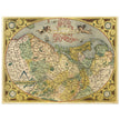 Ancient map of the Low countries ( Belgium, Netherlands and Luxembourg ) by Ortelius.