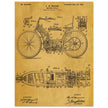 Motorcycle old patent by G. W Manson.