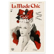 La Mode Chic old vintage fashion magazine cover from the 40s. April 1943.