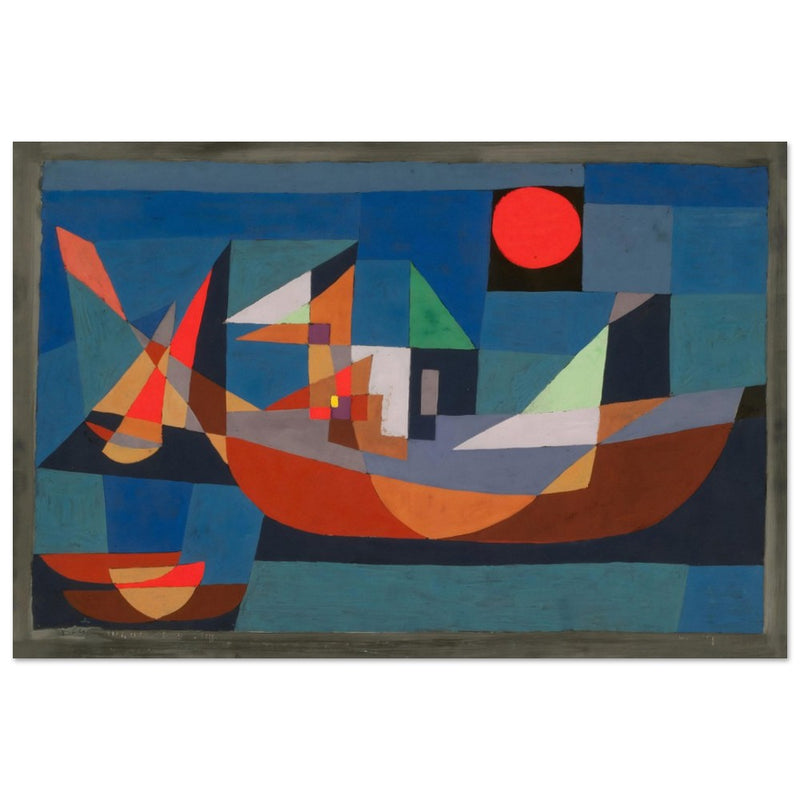 Paul Klee Ruehende Schiffe ( Resting ships )