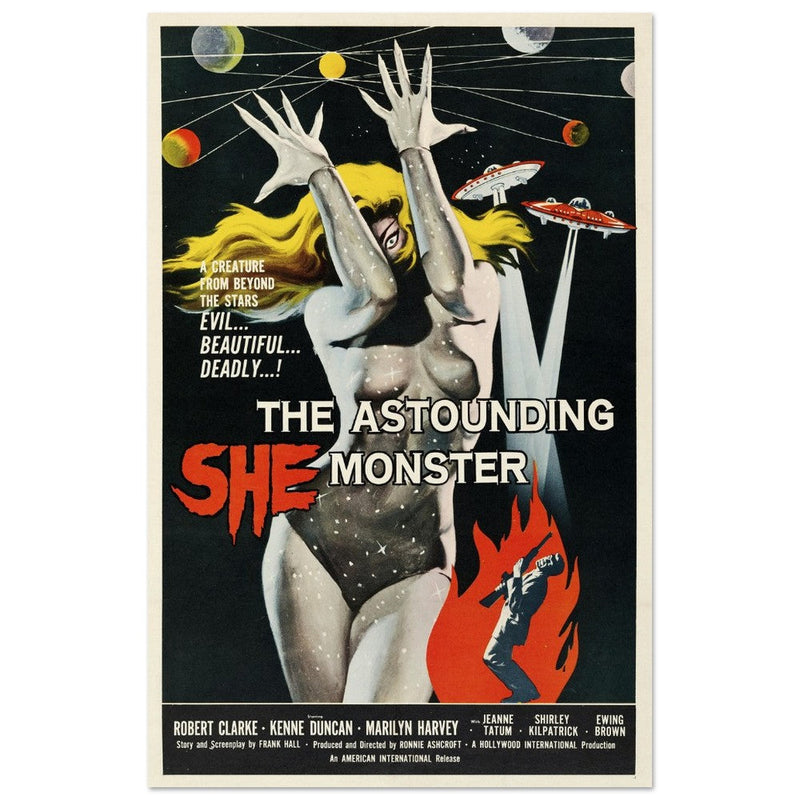 The Astounding She Monster movie poster.