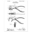 Vintage Adjustable Nut Cracker patent by William H. Edwards.