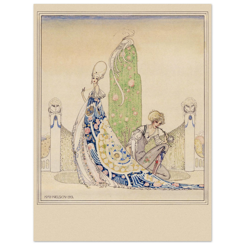 Kay Nielsen and his illustration The Twelve Dancing Princesses.