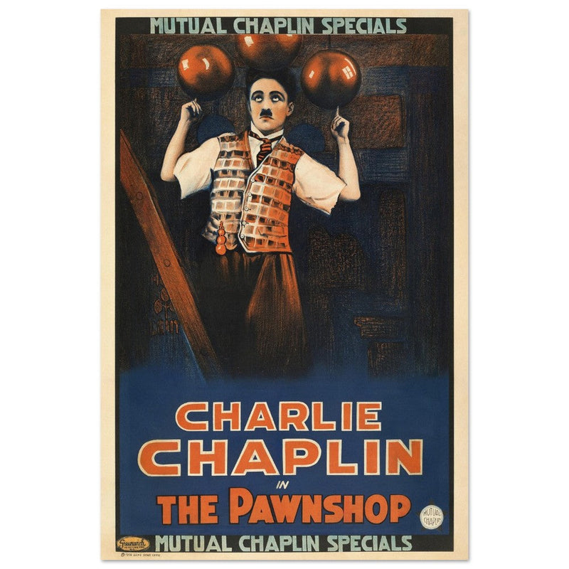 Charlie Chaplin The Pawnshop movie poster.