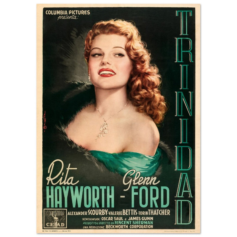 Affair in Trinidad movie poster.