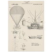 Airship patent illustration by T S C Lowe. Air Balloon