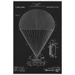 Airship patent drawing by T S C lowe Air balloon illustration