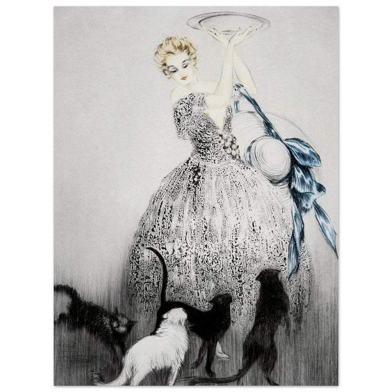 Louis Icart Les Chats (The Cats)