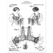 Bust reducer brassiere vintage patent by M Perillat