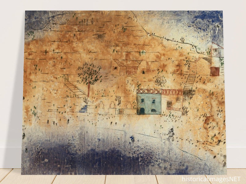 Paul Klee Bay M on Sicily abstract painting.