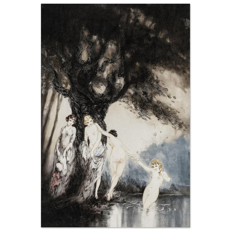 Louis Icart illustration "Les Baigneuses" ( The Bathers )