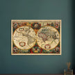 Nova Totius Terrarum Orbis Geographica ac Hydrographica Tabula by Henricus Hondius