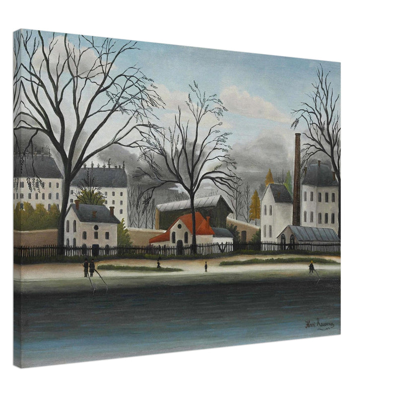 Henry Rousseau painting The Banlieue