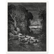 Gustave Dore Paradise Lost engraving . The completion of Creation.