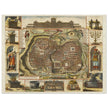 Jerusalem ancient map XVII Century by Daniel Stoopendael.