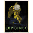 Longines pocket watch advertising vintage poster by Leonetto Cappiello.