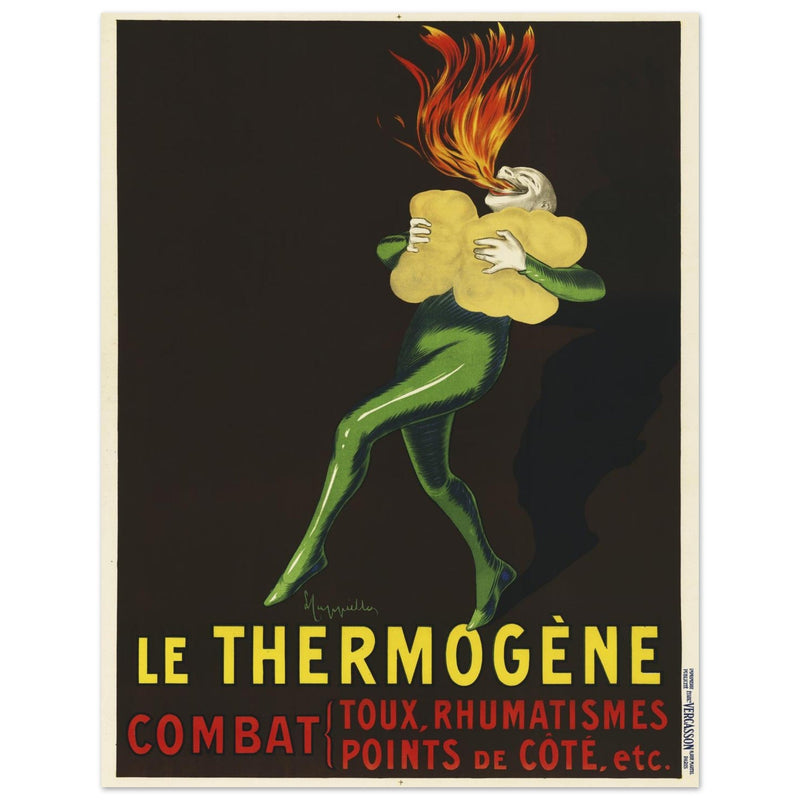 Le Thermogene vintage 1928 advertising poster by Leonetto Cappiello.