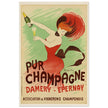 Pur Champagne Damery Epernay advertising vintage poster by Leonetto Cappiello.