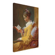 Young Girl Reading painting by Jean-Honoré Fragonard 1769.