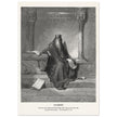 Gustave Dore The Bible engraving print . Salomon illustration .