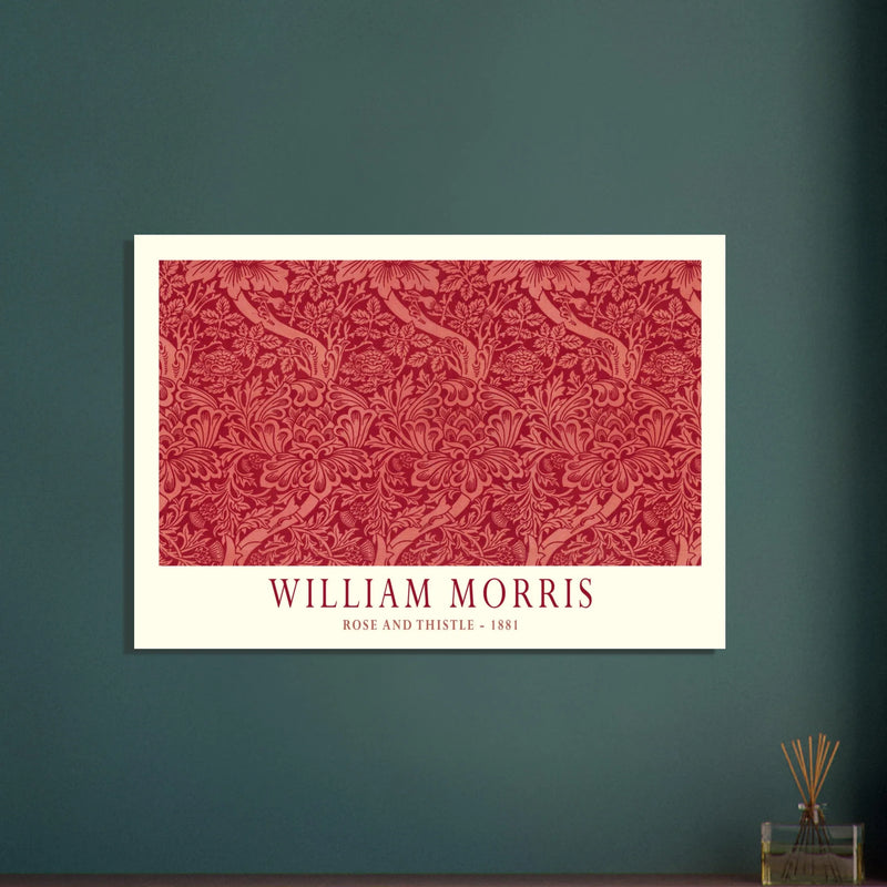 William Morris Rose and Thistle 1881.