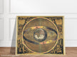 Scenography of the Ptolemaic cosmography by Andreas Cellarius. Cosmographical atlas.