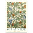 William Morris Trellis vintage wallpaper.  art print of this flower and leaves design