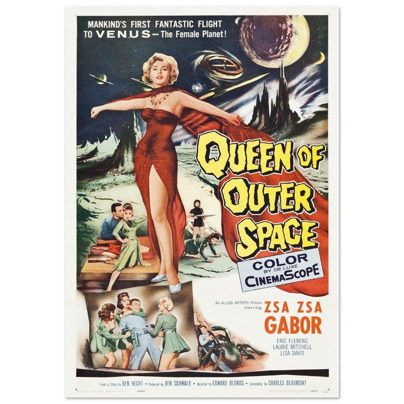 Queen of Outer Space movie poster.
