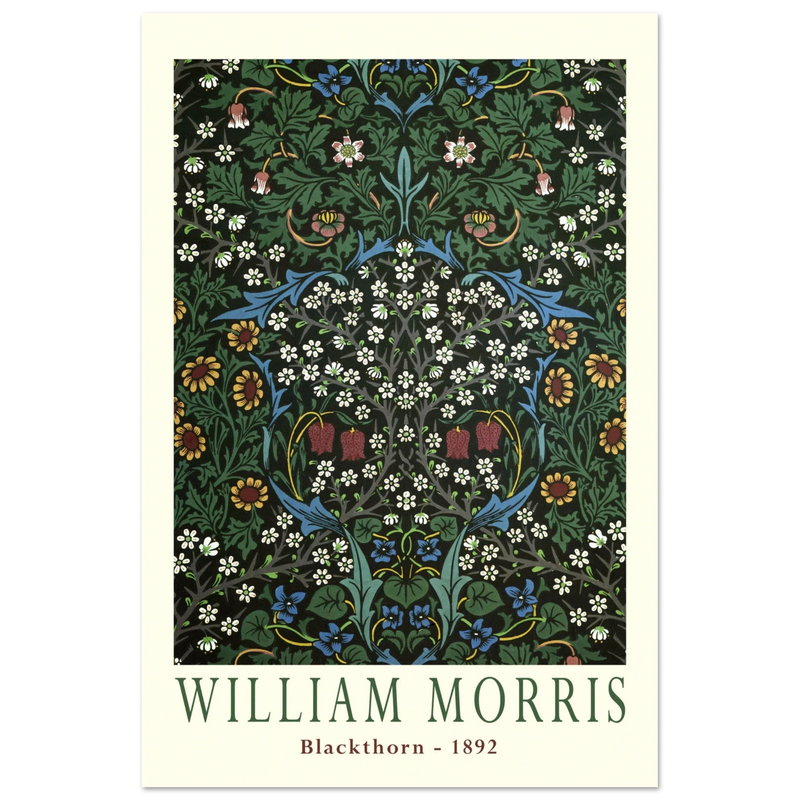 William Morris Blackthorn 1892.