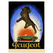 Peugot vintage advertising by Leonetto Cappiello 1925 poster .