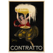 Leonetto Cappiello Contratto vintage poster .