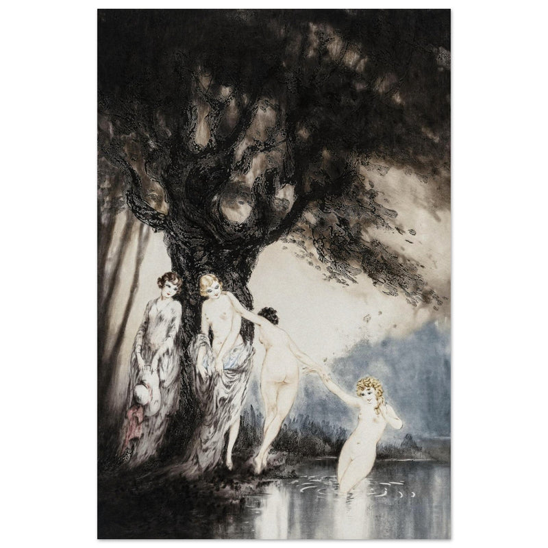 Louis Icart illustration "Les Baigneuses" ( The Bathers )