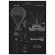 Airship patent illustration by T S C Lowe. Air Balloon