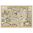 Ancient map of Russia by Jodocus Hondius  1633.
