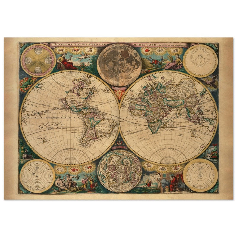 Old world map by John Seller