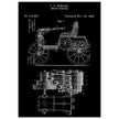 Motor Vehicle patent drawing by James Frank Duryea.
