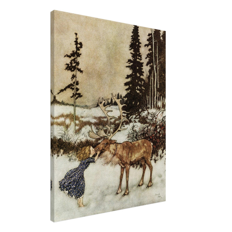 Illustration by Edmund Dulac for The Snow Queen by Hans Christian Andersen.