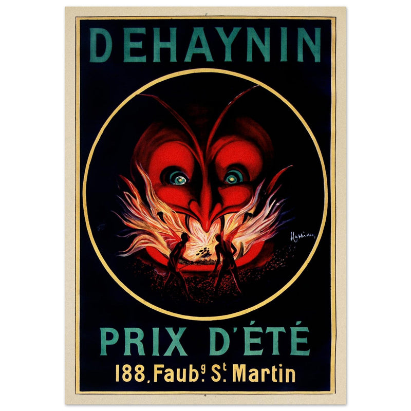 Dehaynin Prix d' Ete vintage advertising poster by Leonetto Cappiello.