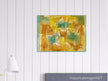 Paul Klee Fascsade brown green 1919. Modern abstract painting.    and redesigned wallart