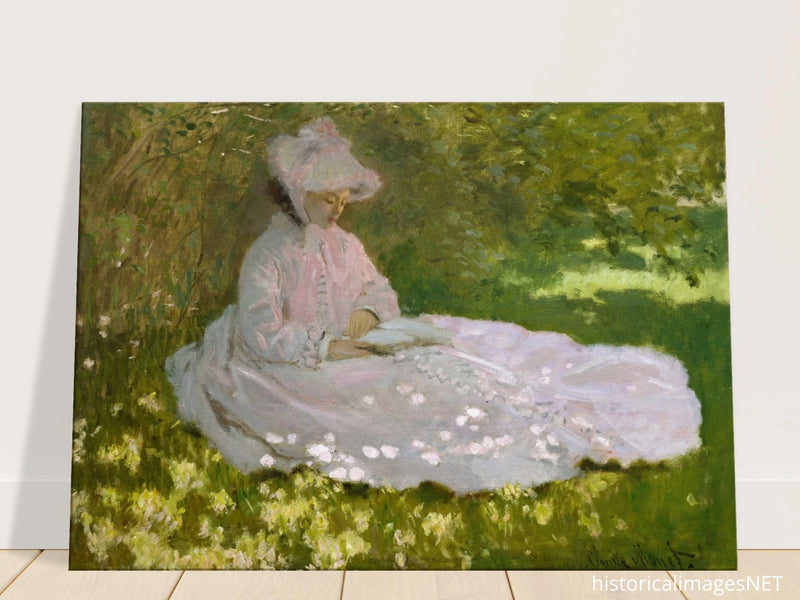 Springtime by Claude Monet