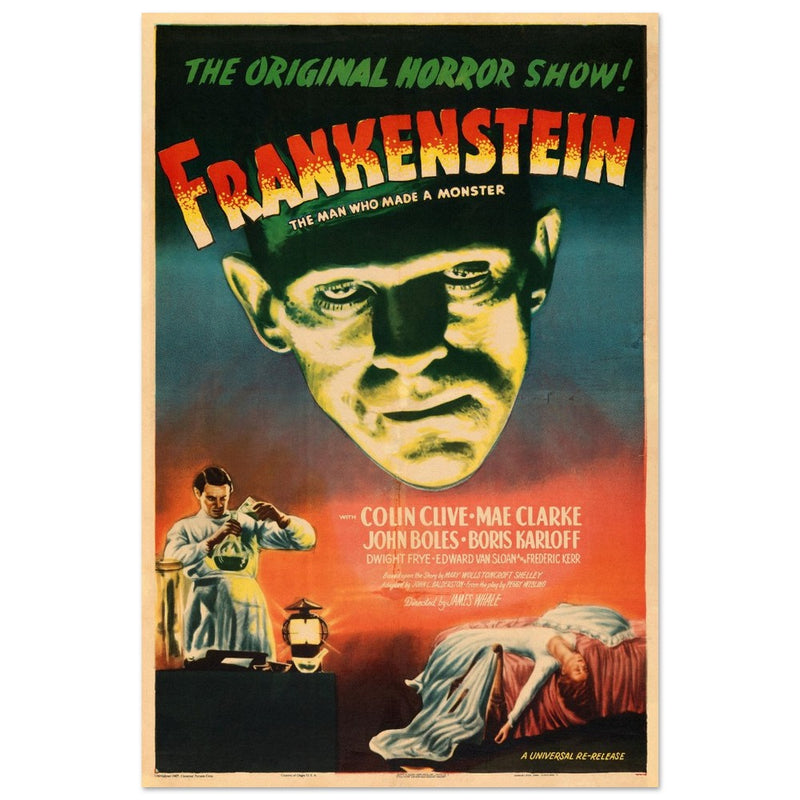 Frankenstein movie poster.