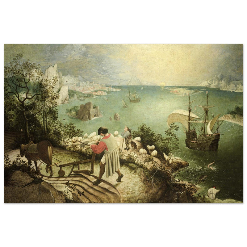 Landscape with the Fall of Icarus by Pieter Bruegel.