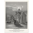 Gustave Dore The Bible engraving print . The finding of Moses illustration .