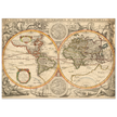 Ancient world map poster reproduction by Jodocus Hondius
