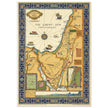The Picture Map of the Holy Land by Harold Haven Brown . Biblical Palestine vintage map.