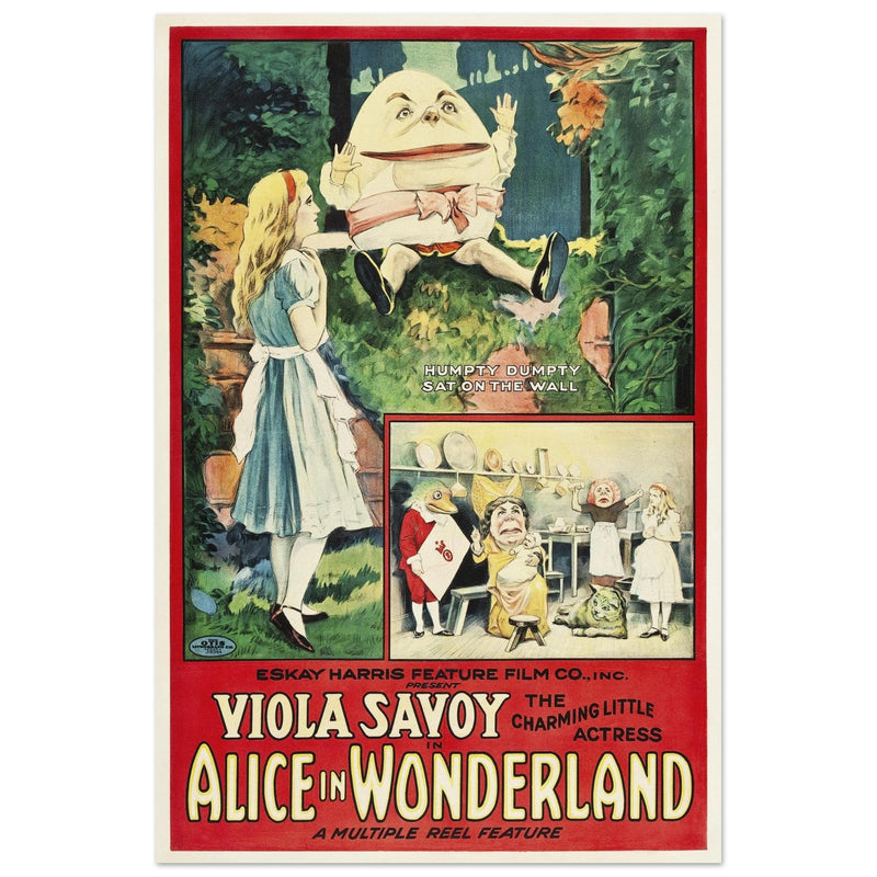 Alice in Wonderland movie poster.