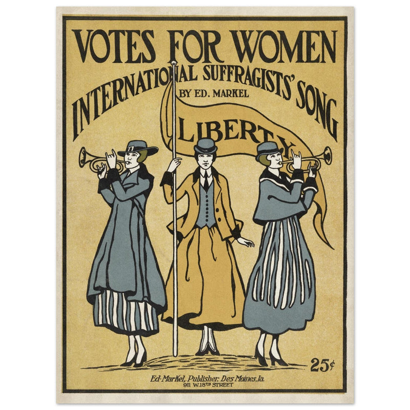 Votes for women : international suffragists' song